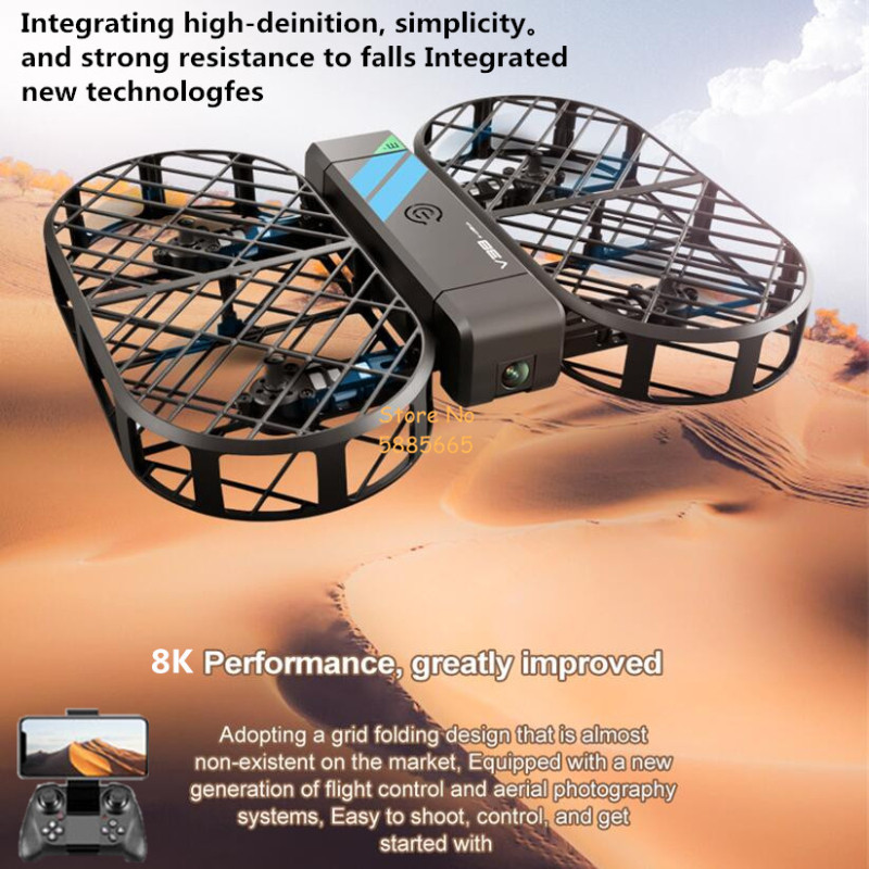 Diy Drone Electronics - กล้อง 8K HD 360 ° การป้องกัน