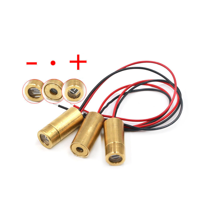 Diy Lightsaber Electronics - หัวเลเซอร์ไดโอดสีแดง 9 มม. ปรับโฟกัสได้ 650 นาโนเมตร