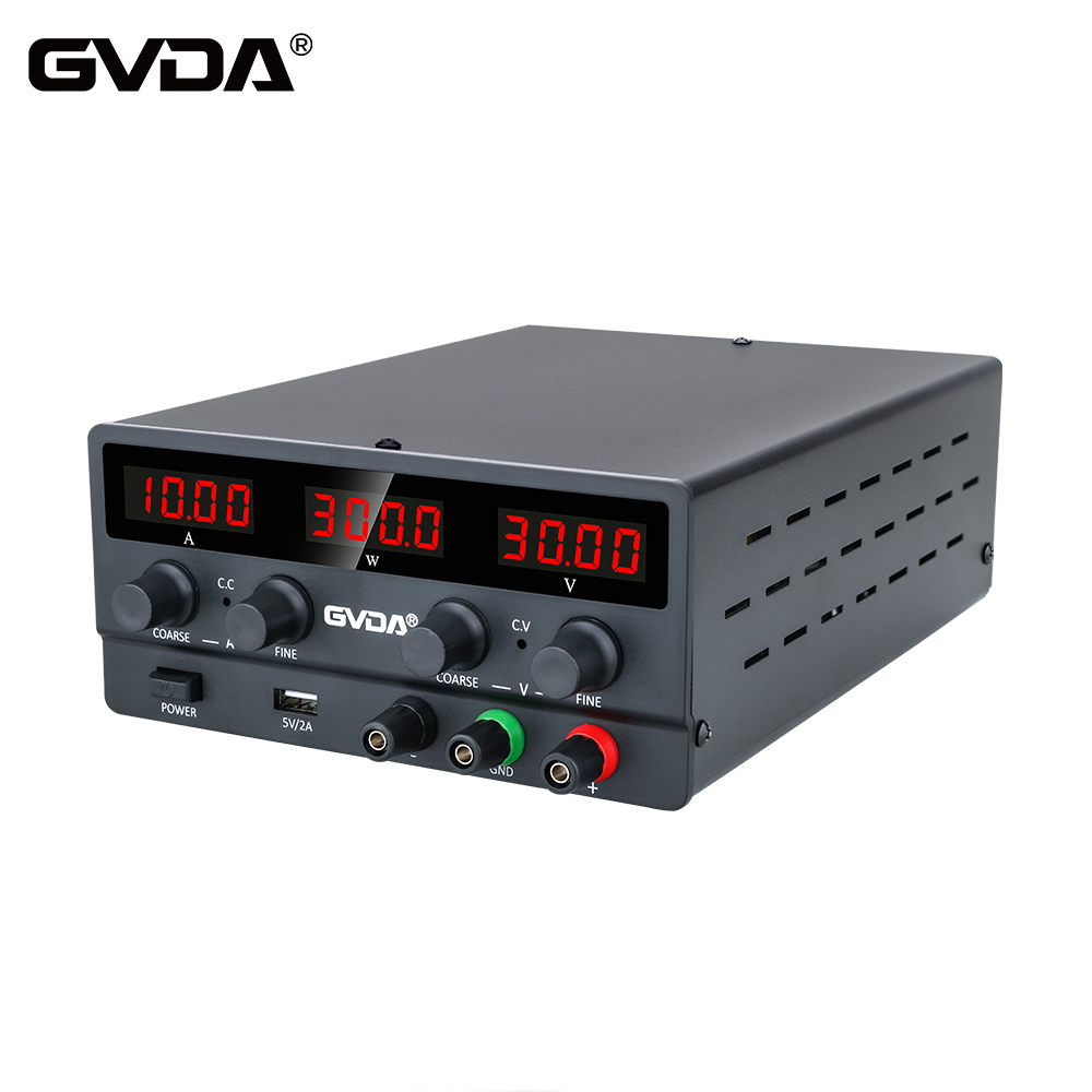 Dc Power Supply Variable - GVDA 60V 5A เครื่องควบคุมกระแสไฟแบบสวิตชิ่ง ปรับแรงดันไฟฟ้ากระแสตรงได้ 30V