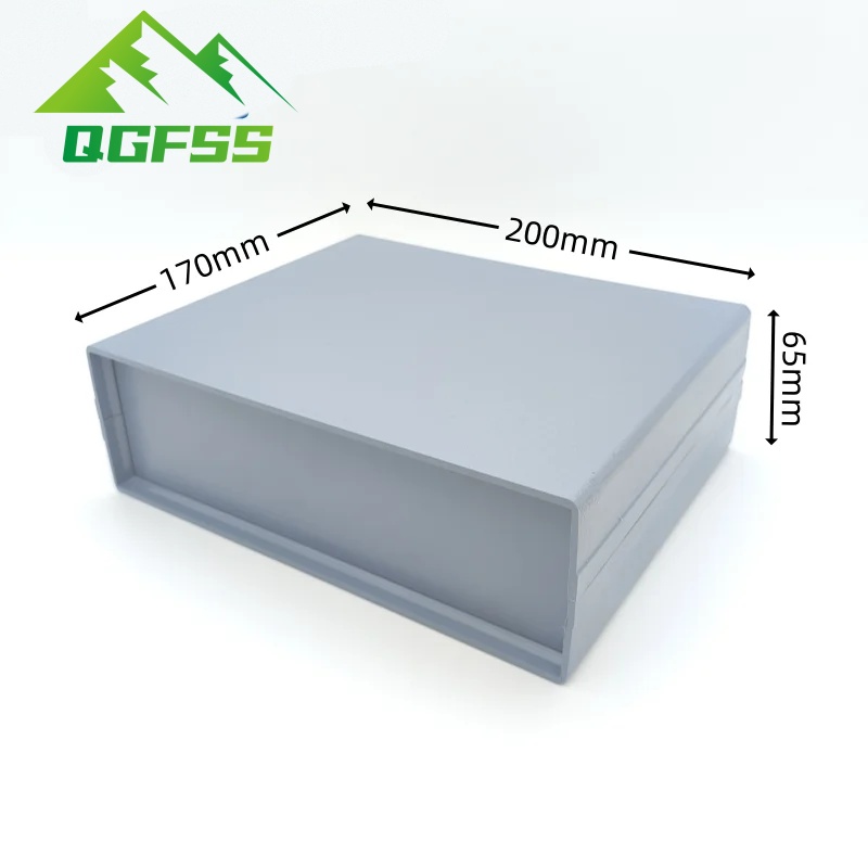 Diy Box Electronics Mall - กล่องพลาสติกกล่องฝาปิด200x170X65มม. แผงวงจรกล่องเชื่อมต่อสายไฟแบบ DIY พร้อมสกรู1ชิ้น
