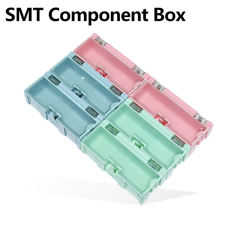 Diy Electronic Components - กล่องเก็บ SMD SMT IC อุปกรณ์อิเล็กทรอนิกส์ กล่องเก็บของขนาดเล็ก