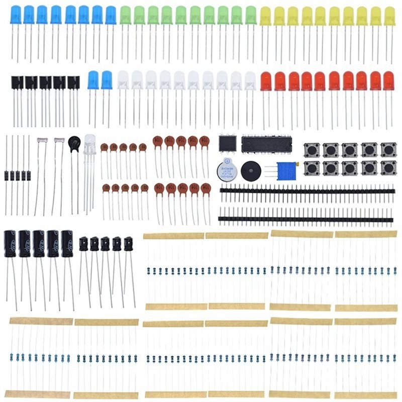 Diy Electronic Components - B04B-ชุดอุปกรณ์อิเล็กทรอนิกส์ DIY สำหรับ Arduino UNO และ