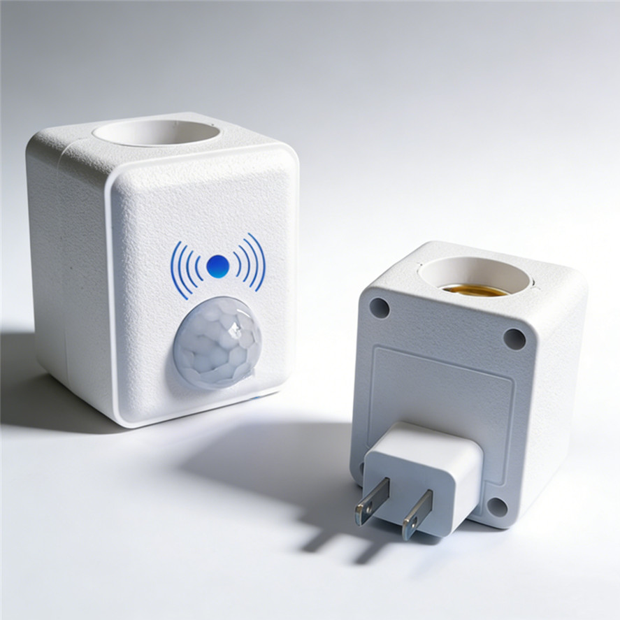 Ldr Light Sensor - ฐานหลอดไฟพร้อมเซ็นเซอร์ตรวจจับความเคลื่อนไหว E27 แบบ PIR รองรับปลั๊ก EU/US