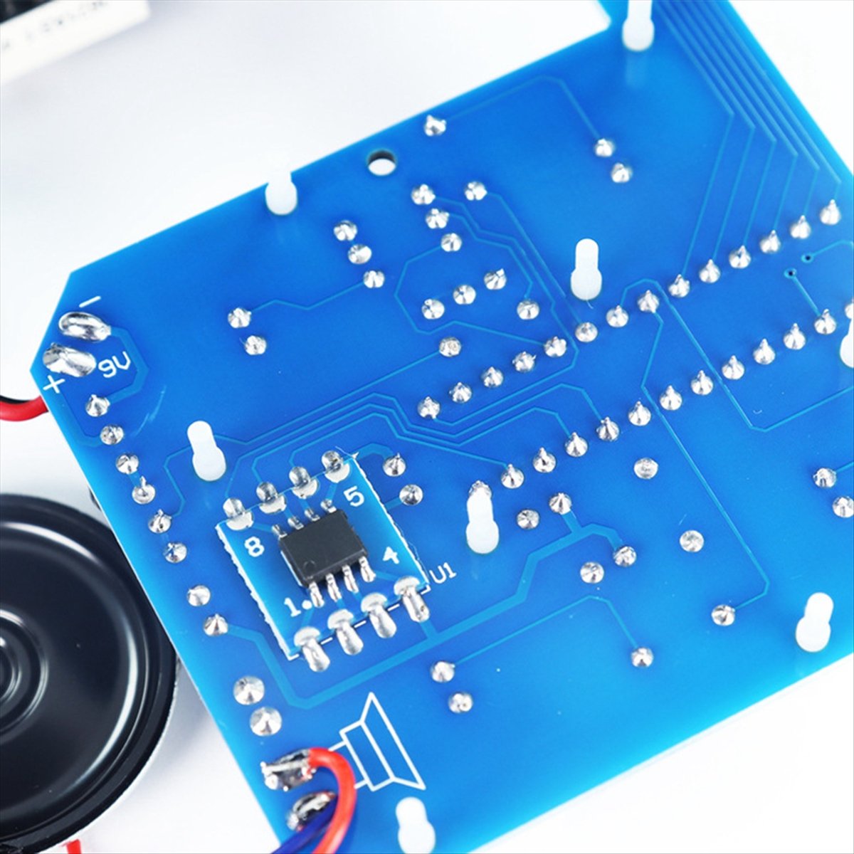 Diy Electronics Game - ชุดทำเครื่องเกมฝึกความจำ SWXF DC 9V ชุดอุปกรณ์อิเล็กทรอนิกส์ LED