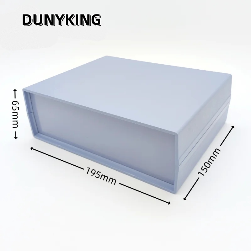 Diy Box Electronics Mall - กรณีกล่องพลาสติก 195x150x65 มม.แผงวงจรโครงการอิเล็กทรอนิกส์ DIY ลวดกล่องพร้อมสกรู 1PCS