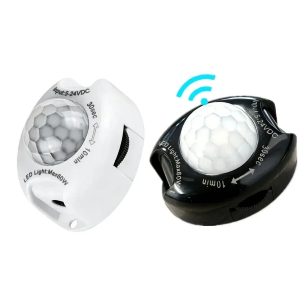 Ldr Light Sensor - สวิตช์เซ็นเซอร์ตรวจจับการเคลื่อนไหว PIR 3A DC5V‑24V ปรับตั้งค่าหน่วงเวลาได้ 30