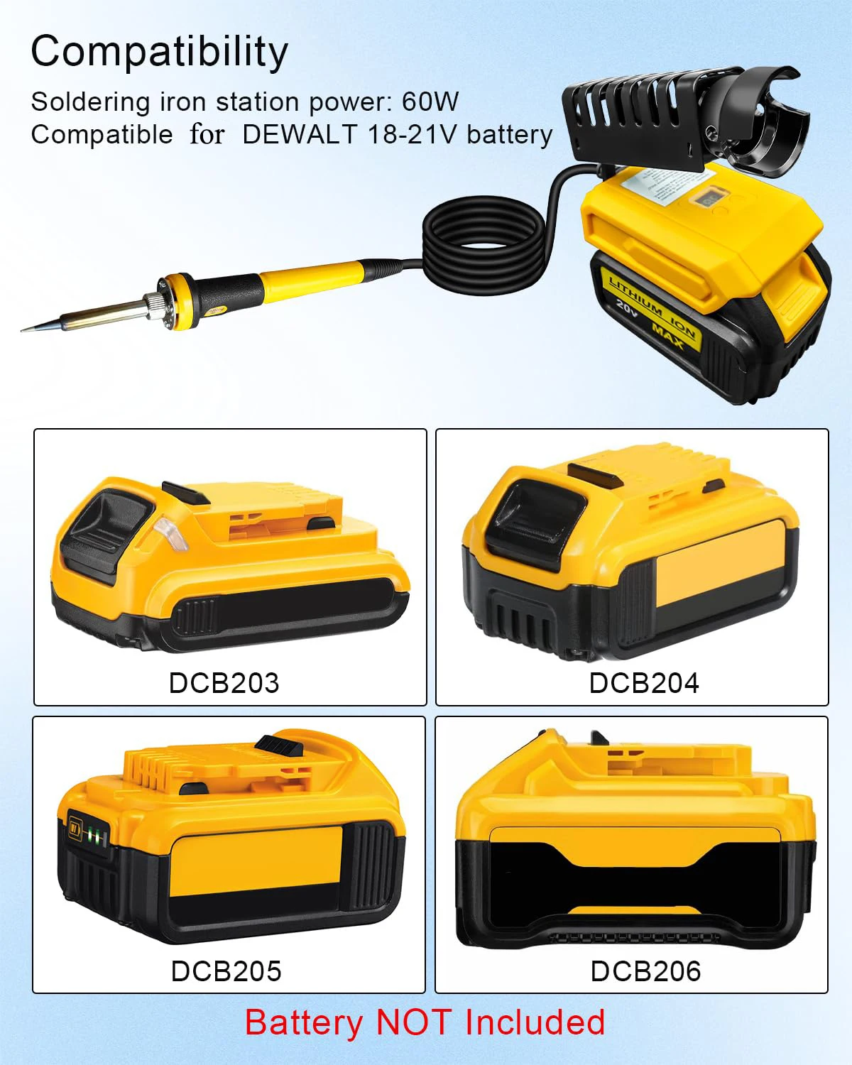 ชุดหัวแร้งบัดกรีแบบพกพา ใช้ได้ - Diy Electronics Set บทวิจารณ์และราคา