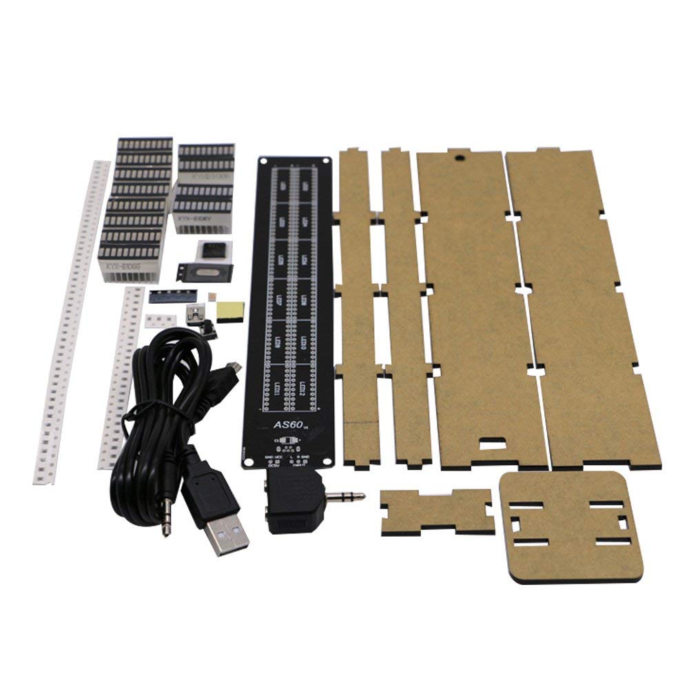 AS60 LED ระดับจอแสดงผล VU Mete - Diy Electronics For Beginners บทวิจารณ์และราคา