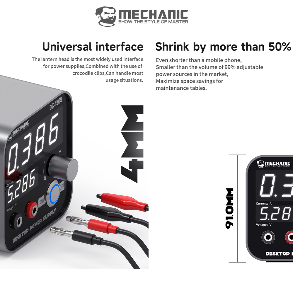 MECHANIC DC-1505 แหล่งจ่ายไฟปร - Dc Power Supply Variable บทวิจารณ์และราคา