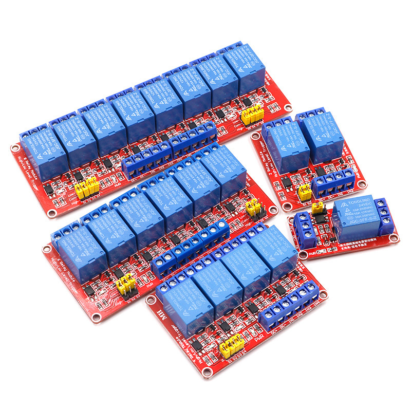 โมดูลรีเลย์ 1/2/4/8 ช่อง รองรั - Relay Module 5V บทวิจารณ์และราคา