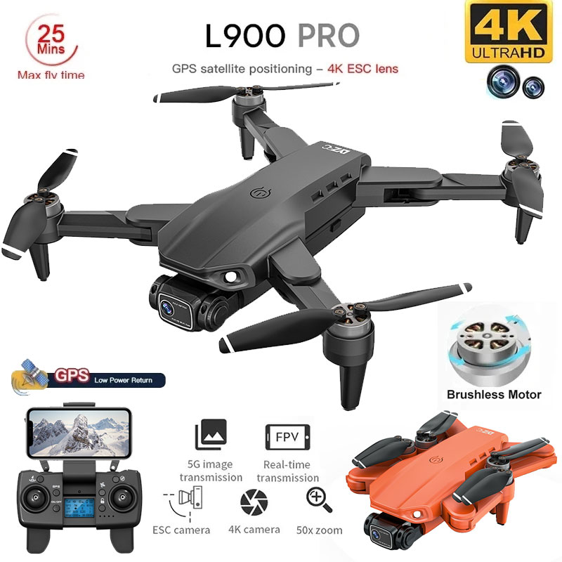 โดรน4K L900โปร GPS โดรน4K กล้อ - Diy Drone Electronics บทวิจารณ์และราคา