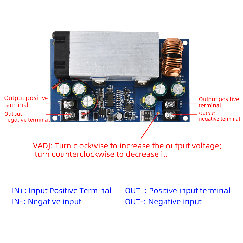 โมดูลแปลงไฟแบบ Buck Converter  - Dc Power Supply Variable บทวิจารณ์และราคา