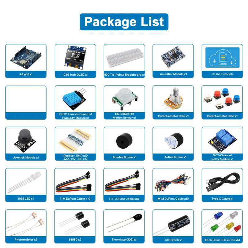 ชุดเริ่มต้นสำหรับการพัฒนา UNO  - Diy Electronic Components บทวิจารณ์และราคา