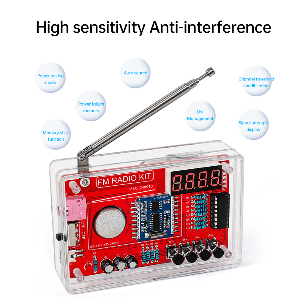    ชุดประกอบวิทยุ FM รุ่น RDA - Diy Electronics Game บทวิจารณ์และราคา