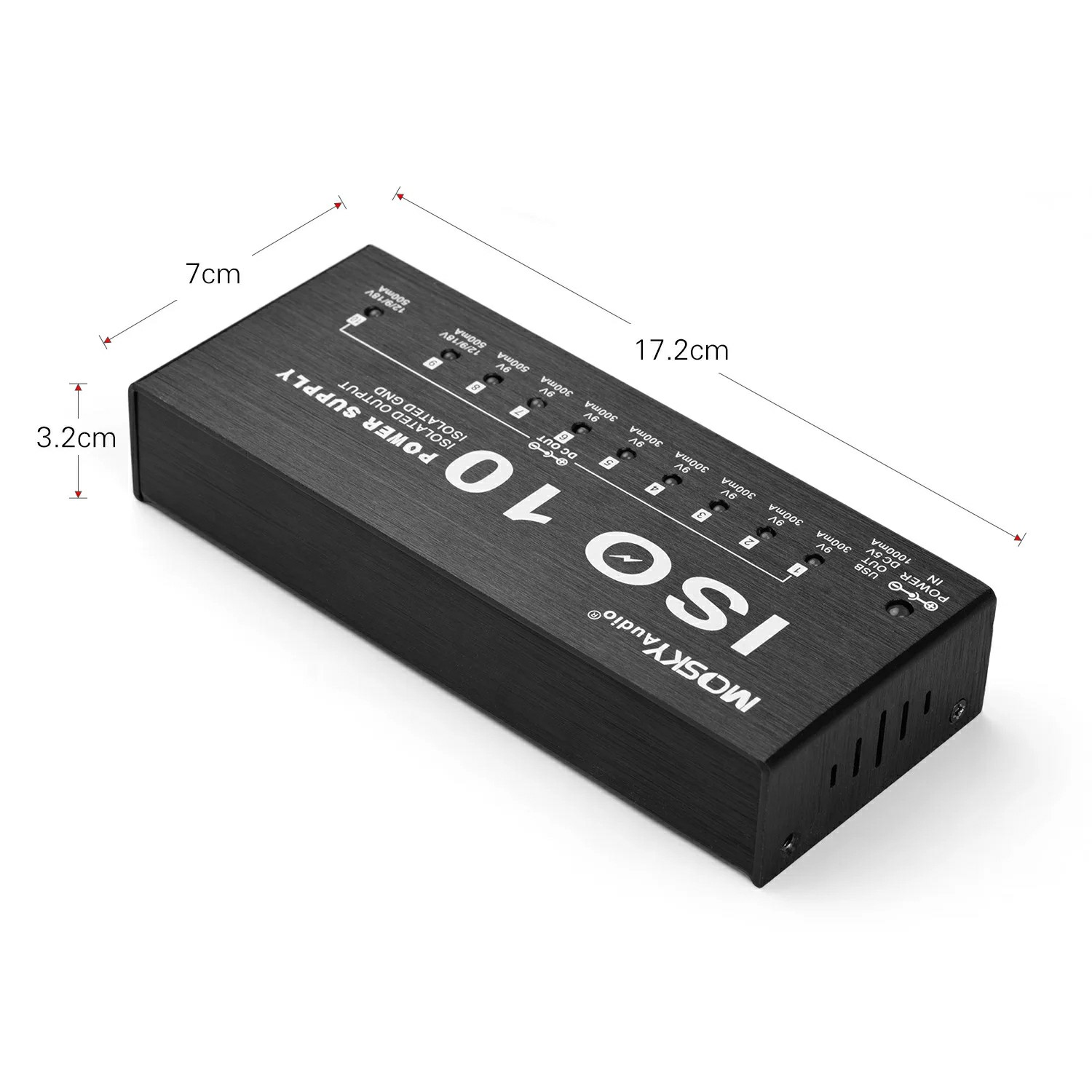 MOSKY ISO-10 กีตาร์แหล่งจ่ายไฟ - Diy Guitar Electronics บทวิจารณ์และราคา