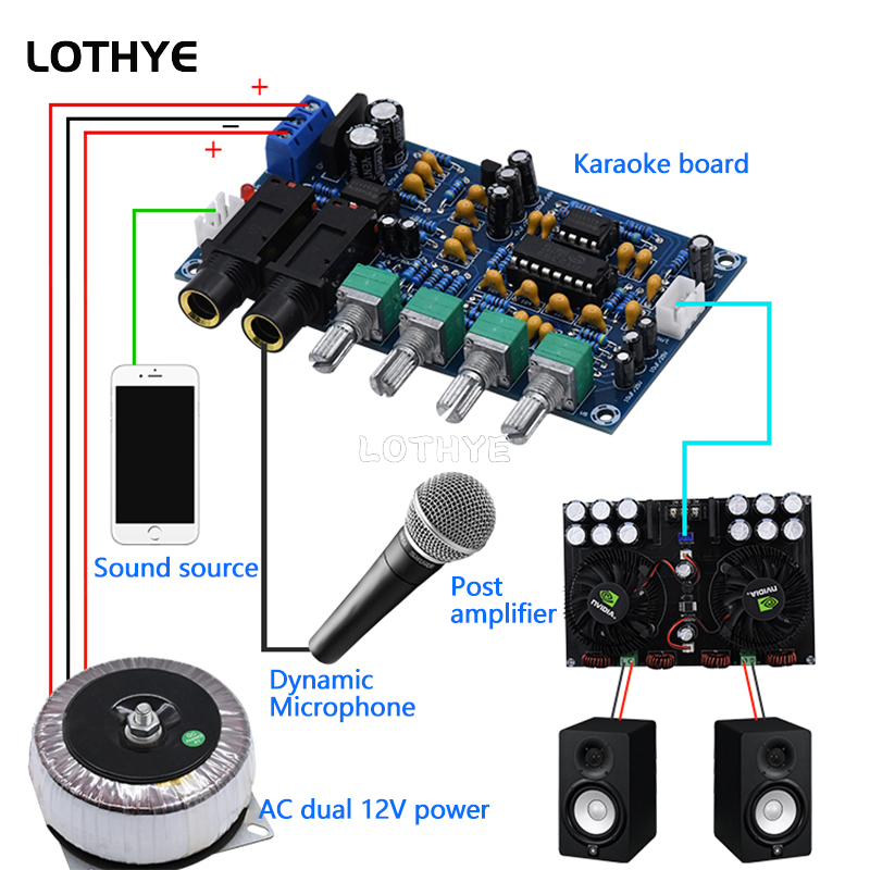 PT2399 ไมโครโฟนเครื่องขยายเสีย - Diy Electronic Components บทวิจารณ์และราคา