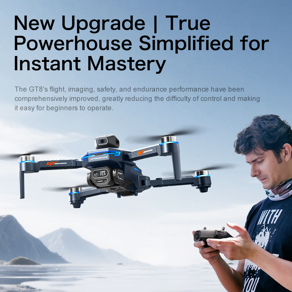 โดรน GT8 รุ่นดั้งเดิม กล้องคู่ - Diy Drone Electronics บทวิจารณ์และราคา