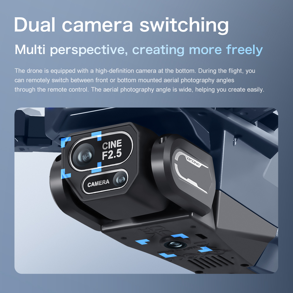 โดรน GT8 รุ่นดั้งเดิม กล้องคู่ - Diy Drone Electronics บทวิจารณ์และราคา