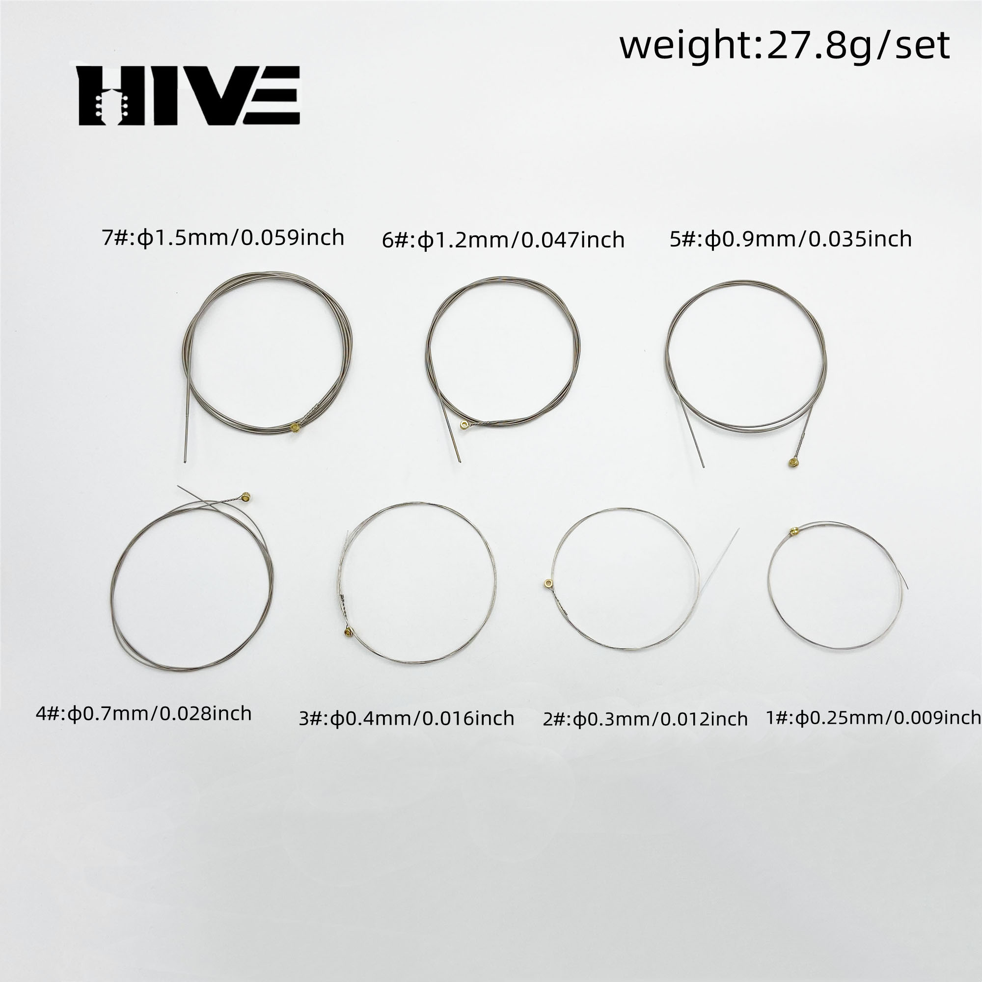 สายกีตาร์ไฟฟ้า 7 สาย สายกีตาร์ - Diy Guitar Electronics บทวิจารณ์และราคา