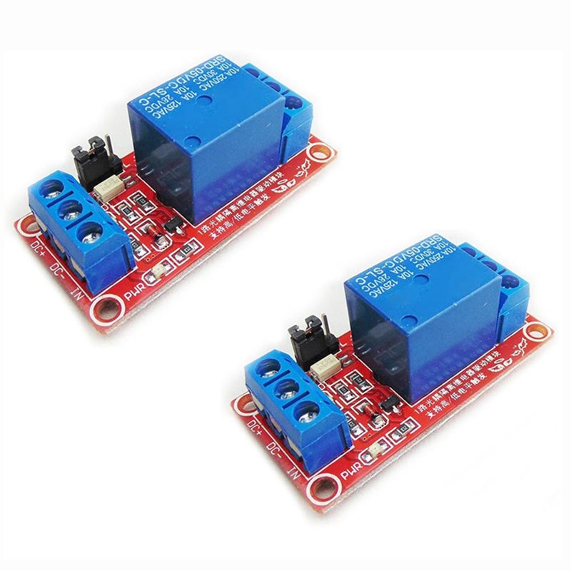 โมดูลรีเลย์ 2 ช่อง 5V จำนวน 2  - Relay Module 5V บทวิจารณ์และราคา