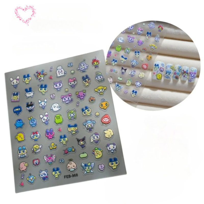สติกเกอร์ติดเล็บ 3 มิติ ลายการ - Diy Electronics Set บทวิจารณ์และราคา