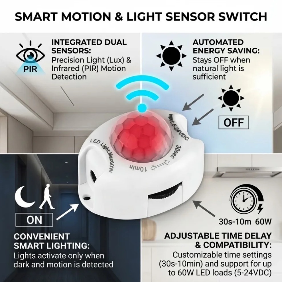 สวิตช์เซ็นเซอร์ตรวจจับการเคลื่ - Ldr Light Sensor บทวิจารณ์และราคา