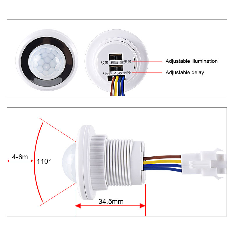 เครื่องตรวจจับเซ็นเซอร์ร่างกาย - Ldr Light Sensor บทวิจารณ์และราคา