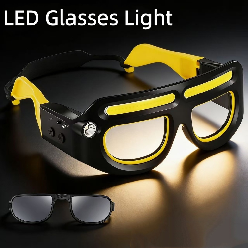 แว่นตาไฟหน้า LED แบบชาร์จไฟได้ - Ldr Light Sensor บทวิจารณ์และราคา