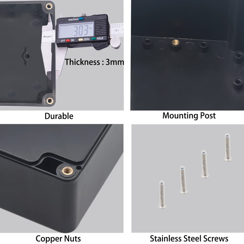 กล่องกันน้ําพลาสติก ABS ไฟฟ้าก - Diy Box Electronics Mall บทวิจารณ์และราคา